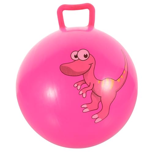 Toyvian 5 STK Springender Ball Kinder Hüpfen Mit Dem Ball Outdoor-Spiele Für Kinder Kinder-hüpfball Mit Griff Springender Hüpfender Ball Springendes Spielzeug Aufblasbarer Sprungball von Toyvian