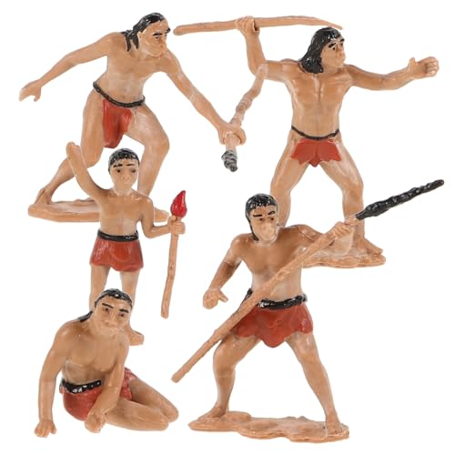 Toyvian 5stücke Urmenschen Figuren Detaillierte Miniaturen Für Sandtischgestaltung Sammlerstücke Und Primitive Lebensszenen Für Dioramen Und Modelleisenbahnen Toyvian 5stücke Urmenschen Figuren Detaillierte Miniaturen Für Sandtischgestaltung Sammlerstücke Und Primitive Lebensszenen Für Dioramen Und Modelleisenbahnen von Toyvian