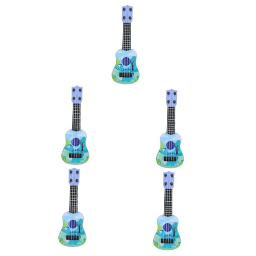 Toyvian 5 Stück Kinder Ukulele Spielzeug Mini Gitarre Musikinstrument Musikinstrument Spielzeug Kleinkind Mini Gitarre Kinderspielzeug Kinder Ukulele Kleinkind Gitarre Spielzeug Kind Mini von Toyvian