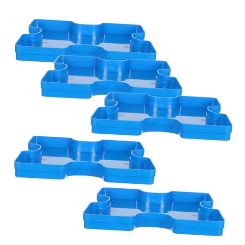 Toyvian 5 Stück Puzzlehne Puzzle-Aufbewahrungstablett Tablett für Puzzle- Sortiertabletts Tablett-Rätsel Perlen Plastik Himmelblau Toyvian 5 Stück Puzzlehne Puzzle-Aufbewahrungstablett Tablett für Puzzle- Sortiertabletts Tablett-Rätsel Perlen Plastik Himmelblau von Toyvian