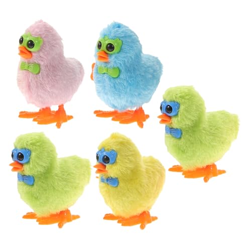 Toyvian 5 Stück Teiliges Aufziehspielzeug Plüschküken Lustige Springende Hühner Kindergeburtstag Mechanisches Hühnchen Stofftier für Jungen Mädchen Zufällige Farbe Zufällige Farbe Toyvian 5 Stück Teiliges Aufziehspielzeug Plüschküken Lustige Springende Hühner Kindergeburtstag Mechanisches Hühnchen Stofftier für Jungen Mädchen Zufällige Farbe Zufällige Farbe von Toyvian