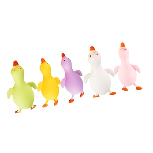 Toyvian 5 Stück Teiliges Stressabbau Enten aus Weichem TPR Material Farbenfrohe Dehnbare Anti-Stress Squeeze Toys für Party Deko und Sensorisches Spiel zur Angst Druckminderung Toyvian 5 Stück Teiliges Stressabbau Enten aus Weichem TPR Material Farbenfrohe Dehnbare Anti-Stress Squeeze Toys für Party Deko und Sensorisches Spiel zur Angst Druckminderung von Toyvian