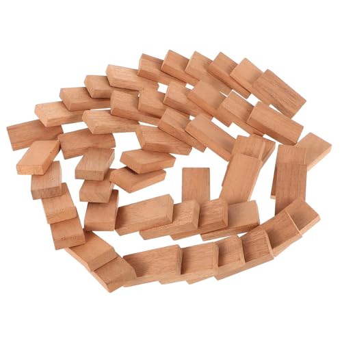 Toyvian 50 Stück Domino Spiel Klassische Brettspiele Tischläufer Dominosteine Interessantes Domino Spielzeug Mini Brettspiele Domino Tische Für Jungen Brettspiele Aus Holz von Toyvian