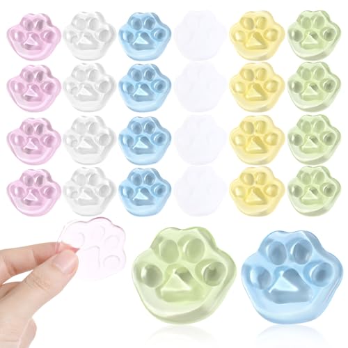 Toyvian 50 Stück Katzenkralle Lustiges Pfoten Squishy ​​Goodie Bag Stuffers Zappelspielzeug Zusammendrückbares Pfotenspielzeug Squishy Pfoten Entspannungsspielzeug Pfoten von Toyvian