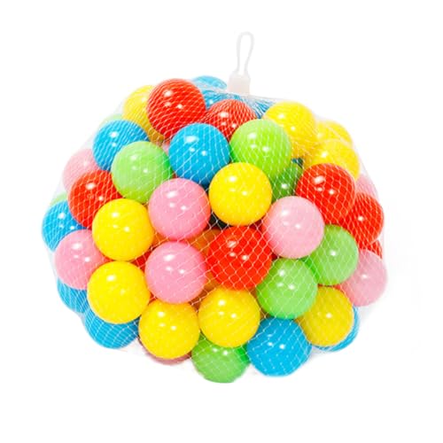 Toyvian 50 Stück Ozeanball- Tipi Zelt für Babybadewanne Kinderspielzeug erleuchten Kleinkind Ball Ozeanball für Mini-Spielball Plastik von Toyvian