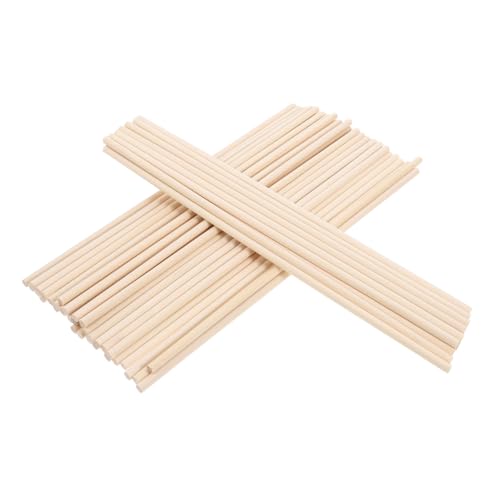 Toyvian 50 Stück Rhythmusstab für Percussion Sticks für Rhythmusstäbe für Anfänger Holzmusikstöcke hölzernes Percussion-Instrument- musikalische Werkzeuge von Toyvian