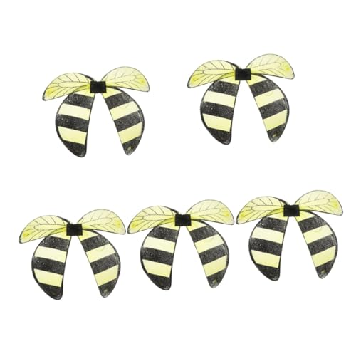 Toyvian 5St Flügel für Kinderpartys Bienenkostüm Flügelschlagkostüm Cosplay-Flügel für Kinder Kinderflügel schmetterlingsflügel bienenflügel Kostüm Flügel Bienen-Cosplay-Flügel Nylon von Toyvian