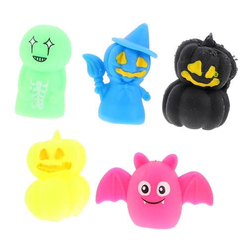 Toyvian 5st Fingerpuppen Masse Fingerpuppen Für Party Fingerpuppen Entzückende Fingerpuppen Handpuppe Halloween-fingerpuppen Cartoon-fingerpuppen von Toyvian