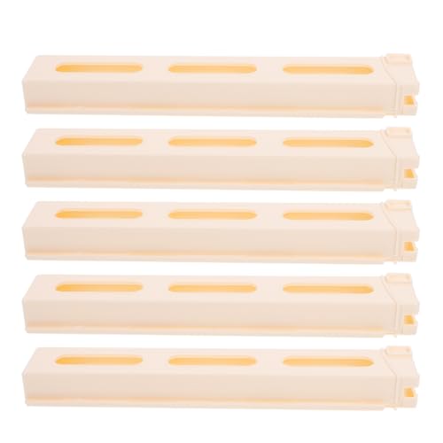 Toyvian 5st Für Dominosteine Fliesen Dominosteine Kleine Zug Dominosteine Elektropaletten Stapel-dominosteine Stützblock-wagenauflage Dominosteine Plastik Beige von Toyvian