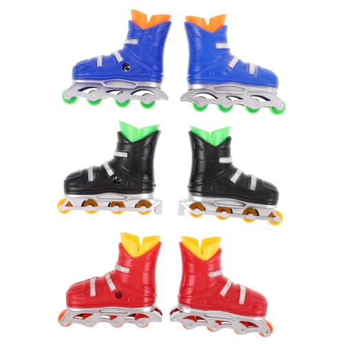 Toyvian 6 Paare Mini Finger Skateboards Bunte Mini Skate Shoes für Erwachsene Kompakte Finger Skates für Desktop Spaß Geschicklichkeitsförderndes Lernspielzeug als Klassenzimmerpreis Toyvian 6 Paare Mini Finger Skateboards Bunte Mini Skate Shoes für Erwachsene Kompakte Finger Skates für Desktop Spaß Geschicklichkeitsförderndes Lernspielzeug als Klassenzimmerpreis von Toyvian