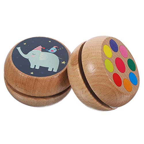 Toyvian 6 STK Jo-Jo chinesisches Yoyo-Spielzeug Yoyo-Bälle für Anfänger Mini- -Spielzeug Kinderspielzeug outdoorspielzeug Outdoor Spielzeug -Ball -Kugeln aus Holz hölzern von Toyvian