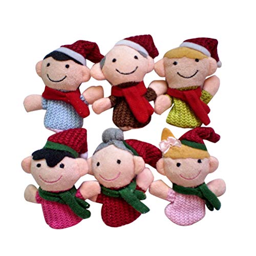 Toyvian 6 STÜCKE Weihnachten Fingerpuppen Pädagogische Fingerpuppen Familie Interaktives Spielzeug für Kinder Toyvian 6 STÜCKE Weihnachten Fingerpuppen Pädagogische Fingerpuppen Familie Interaktives Spielzeug für Kinder von Toyvian