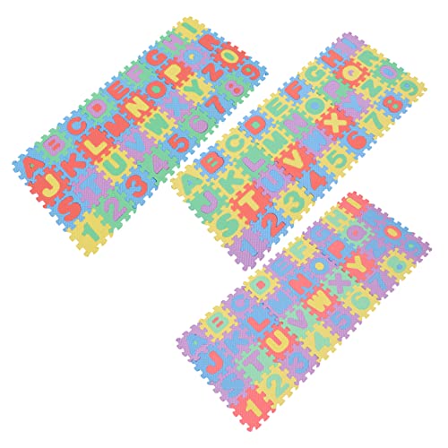 Toyvian 6 Sätze Brief Krabbel Matte Puzzlematte fußmatte Play mats for Babys Crawling mat Spielzeugmatte puzzlekleber spielmatte ineinandergreifende Matten Puzzle-Bodenmatte Eva von Toyvian