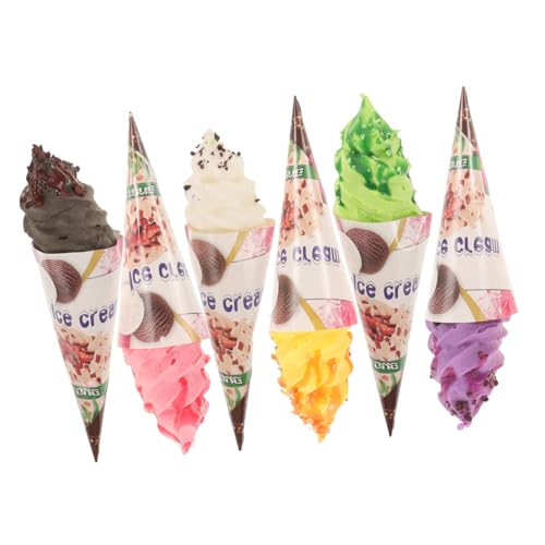 Toyvian 6 Stück Künstliche Eiscreme Eistüten Kühlschrankmagnet Teilig Farbenfrohe Sommerdeko Vielseitiges Fotorequisit für Geburtstag und Strandparty Toyvian 6 Stück Künstliche Eiscreme Eistüten Kühlschrankmagnet Teilig Farbenfrohe Sommerdeko Vielseitiges Fotorequisit für Geburtstag und Strandparty von Toyvian