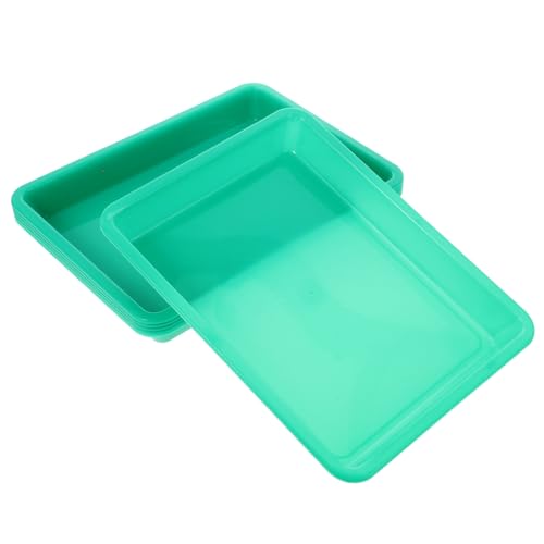 Toyvian 6 Stück Puzzle - Tablett Aufbewahrungsbehälter für den Haushalt Vorratsbehälter Korb Puzzle Box Puzzle aufbewahrung Perlen Tabletts Puzzle - Organisationsteller pp Green von Toyvian