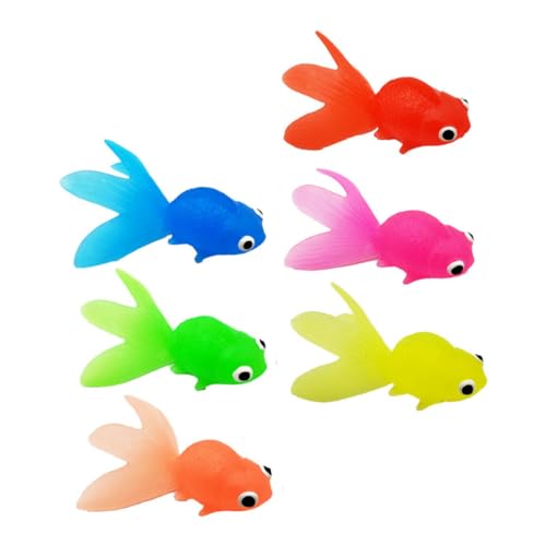 Toyvian 6 Stück Realistische Goldfisch Spielzeuge aus Weichem TPR Halbtransparent Bunte Cartoon Fischmodelle für Lustiges Bad und Aquariumspielzeug Partygeschenke Toyvian 6 Stück Realistische Goldfisch Spielzeuge aus Weichem TPR Halbtransparent Bunte Cartoon Fischmodelle für Lustiges Bad und Aquariumspielzeug Partygeschenke von Toyvian