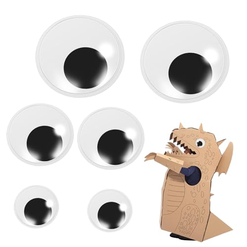 Toyvian 6 Stück Selbstklebende Bastelaugen Teiliges mit PVC Wackelaugen für Puppen Kuscheltiere Amigurumi DIY Kreatives Basteln und Dekorieren Toyvian 6 Stück Selbstklebende Bastelaugen Teiliges mit PVC Wackelaugen für Puppen Kuscheltiere Amigurumi DIY Kreatives Basteln und Dekorieren von Toyvian