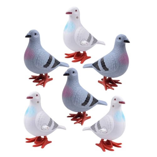 Toyvian 6 Stück Teiliges Aufzieh Tauben für Springende Wind Up Vögel Bunte Spielfiguren als und Party Korbfüller Langlebiges Uhrwerkspielzeug für Kinderfest und Ostern Zufällige Farbe Toyvian 6 Stück Teiliges Aufzieh Tauben für Springende Wind Up Vögel Bunte Spielfiguren als und Party Korbfüller Langlebiges Uhrwerkspielzeug für Kinderfest und Ostern Zufällige Farbe von Toyvian