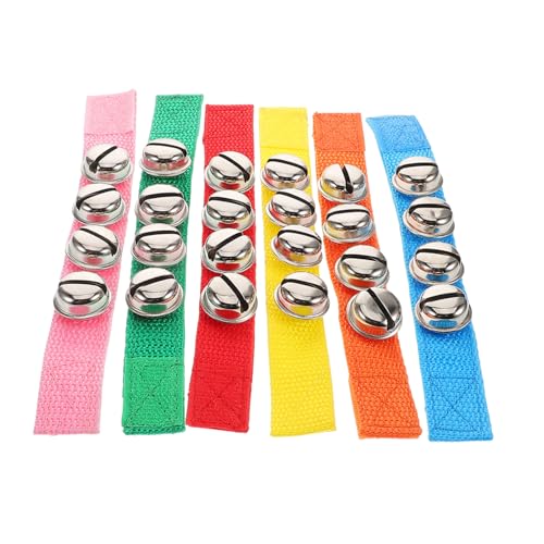 Toyvian 6 Stück Teiliges Bunte Handgelenk Glocken aus Kinderfreundlichem Stoff Fördert Sensorische Entwicklung und Koordination Musikalisches für Kleinkinder und Tanztraining Toyvian 6 Stück Teiliges Bunte Handgelenk Glocken aus Kinderfreundlichem Stoff Fördert Sensorische Entwicklung und Koordination Musikalisches für Kleinkinder und Tanztraining von Toyvian