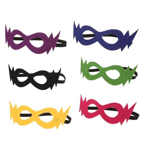 Toyvian 6 Stück Teiliges Filzmasken Halloween Maske Karneval Cosplay Masken für Party Fasching Faschingskostüm Jungen Mädchen Toyvian 6 Stück Teiliges Filzmasken Halloween Maske Karneval Cosplay Masken für Party Fasching Faschingskostüm Jungen Mädchen von Toyvian