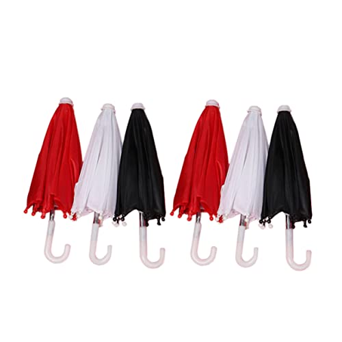 Toyvian 6 Stück Teiliges Kleine Puppen Regenschirme Bunte Spielzeugschirm für Puppenhaus mit Realistischer Leicht und Einfach zu Handhaben Toyvian 6 Stück Teiliges Kleine Puppen Regenschirme Bunte Spielzeugschirm für Puppenhaus mit Realistischer Leicht und Einfach zu Handhaben von Toyvian