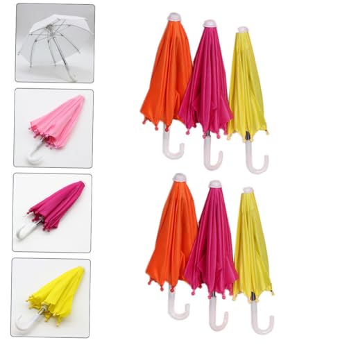 Toyvian 6 Stück Teiliges Kleine Puppenregenschirme Bunte Schirme als Puppenkostüm Accessoires Leicht Kompakt und Praktisch für Puppenfotografie und Dekoration Toyvian 6 Stück Teiliges Kleine Puppenregenschirme Bunte Schirme als Puppenkostüm Accessoires Leicht Kompakt und Praktisch für Puppenfotografie und Dekoration von Toyvian