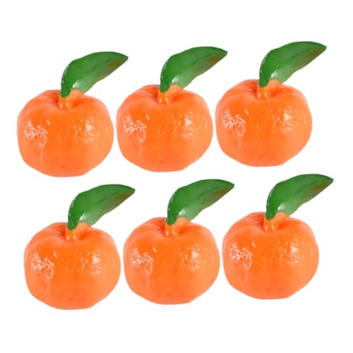 Toyvian 6 Stück Teiliges Mini Orangen Deko Realistische Künstliche Obstmodelle aus PVC Lebensechte Fruchtattrappen für Heimdekoration Fotorequisiten und Ladenpräsentationen Toyvian 6 Stück Teiliges Mini Orangen Deko Realistische Künstliche Obstmodelle aus PVC Lebensechte Fruchtattrappen für Heimdekoration Fotorequisiten und Ladenpräsentationen von Toyvian