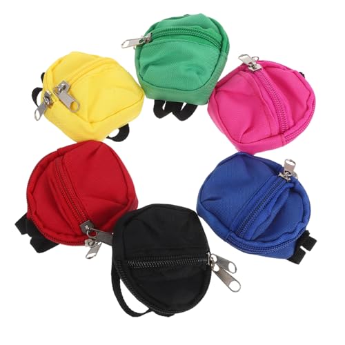 Toyvian 6 Stück Teiliges Mini Puppen-Rucksack Funktionierendem Reißverschluss Leichter und Tragbarer Miniatur-Schulranzen für Puppen für Puppenhaus-deko Rollenspiele und Kreatives Toyvian 6 Stück Teiliges Mini Puppen-Rucksack Funktionierendem Reißverschluss Leichter und Tragbarer Miniatur-Schulranzen für Puppen für Puppenhaus-deko Rollenspiele und Kreatives von Toyvian