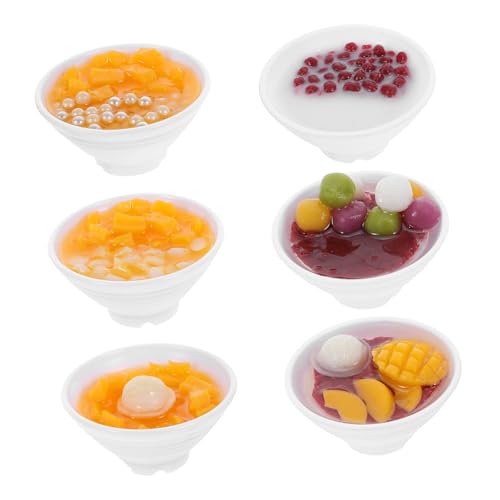 Toyvian 6stücke Mini-Spielzeug-Essen Künstliches Dessert Essensmodell Mini-Fake-Essen Realistisches Fake-Essen Plastik-essensspielzeug Mini-dessertschalen Fake-essert-Party Toyvian 6stücke Mini-Spielzeug-Essen Künstliches Dessert Essensmodell Mini-Fake-Essen Realistisches Fake-Essen Plastik-essensspielzeug Mini-dessertschalen Fake-essert-Party von Toyvian
