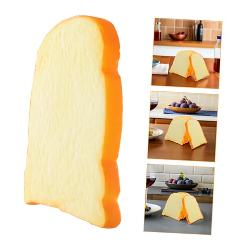 Toyvian 6 Stück Teiliges Realistische Künstliche Toastbrotscheiben aus Langlebigem PU Material Täuschend Echtes Fake Bread für Küchendekor Bäckerei Party und Schaufensterdekoration Toyvian 6 Stück Teiliges Realistische Künstliche Toastbrotscheiben aus Langlebigem PU Material Täuschend Echtes Fake Bread für Küchendekor Bäckerei Party und Schaufensterdekoration von Toyvian
