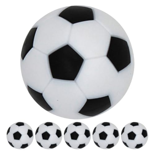 Toyvian Fußball Spielzeug 6 Stück Tischfußballbälle 0.9 Zoll Mini-tischfußballbälle Für Tischfußballspielzubehör Tischfußball-ersatzbälle Weiche Fussball Klein von Toyvian