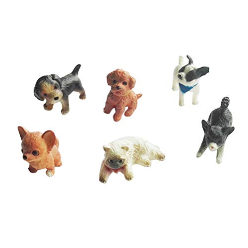 Toyvian 6 stücke Mini cat Dekorationen Hund Figuren Tiere Miniatur pet Spielzeug Ornamente Toyvian 6 stücke Mini cat Dekorationen Hund Figuren Tiere Miniatur pet Spielzeug Ornamente von Toyvian