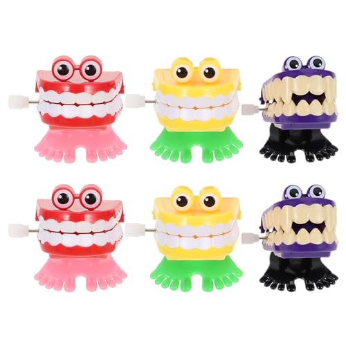 Toyvian 6-teiliges Halloween-Aufziehspielzeug: Lustiges Spielzeug mit klappernden Zähnen – Aufziehspielzeug mit wandelnden Zähnen, Scherzspielzeug für Geburtstag, Halloween, Party, Karneval Toyvian 6-teiliges Halloween-Aufziehspielzeug: Lustiges Spielzeug mit klappernden Zähnen – Aufziehspielzeug mit wandelnden Zähnen, Scherzspielzeug für Geburtstag, Halloween, Party, Karneval von Toyvian
