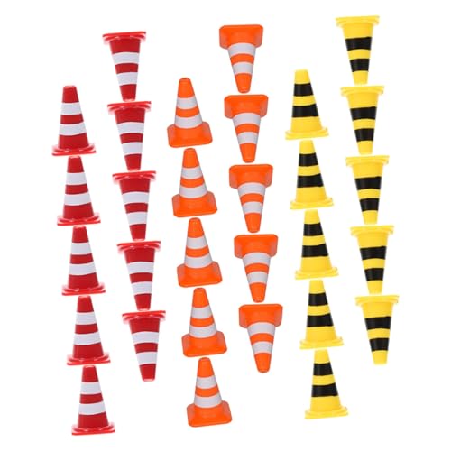 Toyvian 60 Stück Kinderschilderspielzeug für kleine Spielzeugleitkegel Straßensperrenspielzeug Verkehrsbarriere Mini-Verkehrszeichen -Verkehrssperre Plastik Toyvian 60 Stück Kinderschilderspielzeug für kleine Spielzeugleitkegel Straßensperrenspielzeug Verkehrsbarriere Mini-Verkehrszeichen -Verkehrssperre Plastik von Toyvian