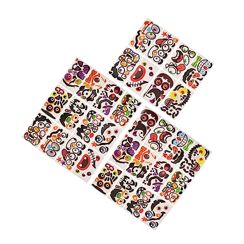 Toyvian 64 Blatt Kürbis- -Aufkleber hallowe kühlschrankaufkleber tapetenablöser Stickers Kürbis-Aufkleber Kürbisaufkleber Wandtattoos Festival-Hintergrundaufkleber beschichtetes Papier von Toyvian