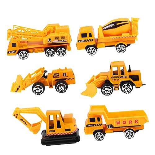 Toyvian 6St Leichtmetallauto für kinderspielzeug Auto puppenwagen für Buggy Toy Cars spielzeugautos Flugzeug Simulations-LKW- Kinderautospielzeug von Toyvian