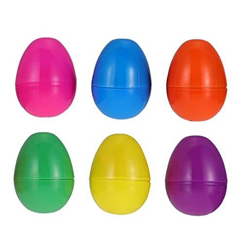 Toyvian Muscheln Plüsch Spielzeug 6pcs Ostern Spielzeug Eier für Ostern Jagd Dekorative Eier für Hause von Toyvian