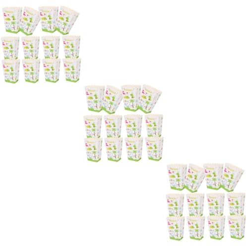 Toyvian 72 Stk Popcorn-Boxen für Süßigkeiten Popcornschachteln aus Papier Monster -Party Snackbehälter popcorn becher popcornbecher Popcorn-Boxen für Partys Popcorn-Papierschachteln von Toyvian