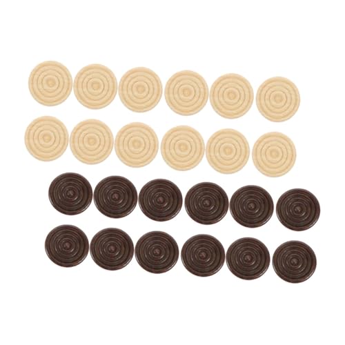 Toyvian 72 Stück Teiliges Holz Schachfiguren Ersatzspielsteine Leichte Glatte Spielfiguren Langlebig und Sicher Kompatibel mit Backgammon und Dame für Brettspiel Zubehör Toyvian 72 Stück Teiliges Holz Schachfiguren Ersatzspielsteine Leichte Glatte Spielfiguren Langlebig und Sicher Kompatibel mit Backgammon und Dame für Brettspiel Zubehör von Toyvian