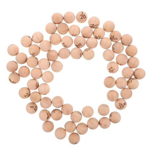 Toyvian 75 Stück Teiliges Set Holz Bingo Balls mit Klar Gravierten Zahlen Langlebig und Stabil für Familienfeiern Schulaktivitäten und Teamspiele Leicht und Tragbar Toyvian 75 Stück Teiliges Set Holz Bingo Balls mit Klar Gravierten Zahlen Langlebig und Stabil für Familienfeiern Schulaktivitäten und Teamspiele Leicht und Tragbar von Toyvian