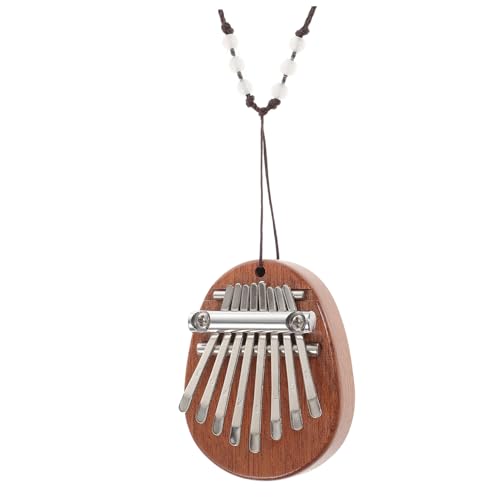 Toyvian 8 Daumenklavier Holz Kinderspielzeug Musik Folk Musikinstrumente Daumenklavier Mini Finger Daumenklavier Musikanhänger Kinderklavier Musikinstrumente Spielzeugklavier von Toyvian