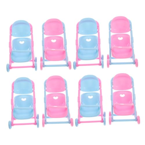 Toyvian 8 Stück Kinderspielhaus Babypuppen-Kinderwagen Babypuppen-Rollenspielspielzeug kleine Spielzeuge für Mädchen Kinderwagenspielzeug Trolley- Plastik Toyvian 8 Stück Kinderspielhaus Babypuppen-Kinderwagen Babypuppen-Rollenspielspielzeug kleine Spielzeuge für Mädchen Kinderwagenspielzeug Trolley- Plastik von Toyvian