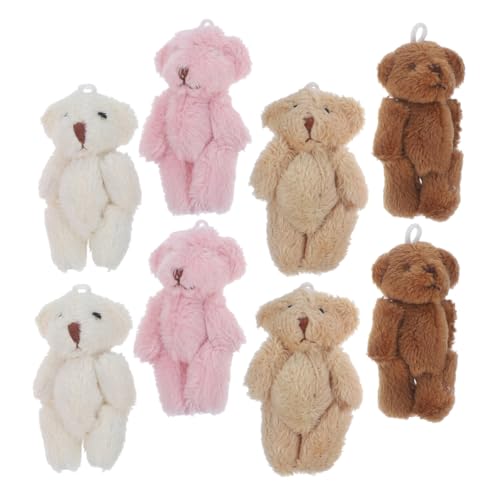 Toyvian 8 Stück Teiliges Mini Kuscheltiere Bär Schlüsselanhänger Plüschtiere für Babyparty Shower Valentinstag Dekorationen und DIY Accessoires Toyvian 8 Stück Teiliges Mini Kuscheltiere Bär Schlüsselanhänger Plüschtiere für Babyparty Shower Valentinstag Dekorationen und DIY Accessoires von Toyvian