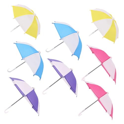 Toyvian 8 Stück Teiliges Miniatur Puppenschirm Bunte Kleine Dekorative Regenschirme Kindgerechte Leichte Mini Dekoration für Puppenhäuser Sammler Fotorequisiten und Rollenspiele Toyvian 8 Stück Teiliges Miniatur Puppenschirm Bunte Kleine Dekorative Regenschirme Kindgerechte Leichte Mini Dekoration für Puppenhäuser Sammler Fotorequisiten und Rollenspiele von Toyvian