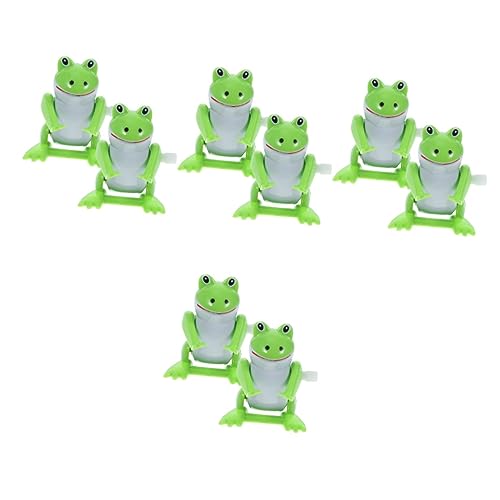 Toyvian 8-Teiliges Uhrwerk-Frosch-Spielzeug Für Kinder Kidcraft-Spielset Tiere Spielzeug Zum Aufziehen Badespielzeug Sprungfrosch-Spielzeug Frosch-Spielzeug von Toyvian