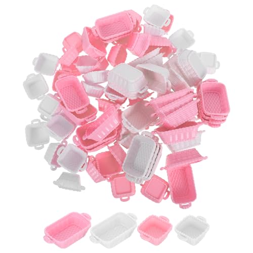 Toyvian 80 Stück Puppenhaus-Miniatur-Einkaufskörbe, Kinder-Rollenspiel-Supermarkt-Einkaufskorb, winzige Brot- und Obst-Aufbewahrungsbehälter für Puppenhaus-Küchenzubehör Toyvian 80 Stück Puppenhaus-Miniatur-Einkaufskörbe, Kinder-Rollenspiel-Supermarkt-Einkaufskorb, winzige Brot- und Obst-Aufbewahrungsbehälter für Puppenhaus-Küchenzubehör von Toyvian