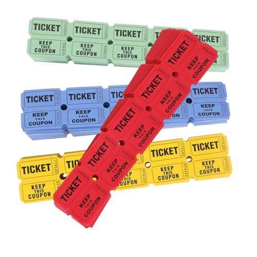 Toyvian 800 Stück Los Spielkarten Tickets Einlasskarten Gewinnscheine Karten für Party Eintrittskarten für Veranstaltungen Partygeschenk Partykarten Papier Toyvian 800 Stück Los Spielkarten Tickets Einlasskarten Gewinnscheine Karten für Party Eintrittskarten für Veranstaltungen Partygeschenk Partykarten Papier von Toyvian