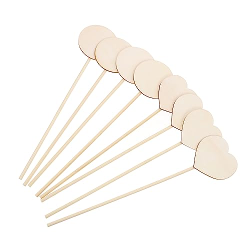 Toyvian 8St handgemachter Zauberstab holzspielzeug Toys for zabawki stymulujące rozwój Feenhaftes Taschenlampe Holzhandwerk für Holzstab von Toyvian