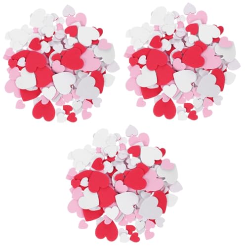 Toyvian 9 Packungen Kinder Puzzle Patches Scrapbooking Aufkleber Schaumstoff Aufkleber Herzen Dekorative DIY Aufkleber Valentinstag Herz Aufkleber Herz Aufkleber Aufkleber DIY von Toyvian