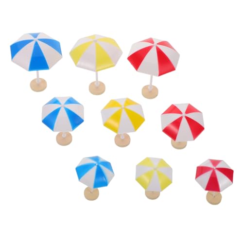 Toyvian 9 Stück Mikro-landschaftsverzierung Mini-strandspielzeug Puppenhauszubehör Kleines Parasol Für Handwerk Kunststoff -Parasol -Miniatur Kleiner Sonnenschirm Mini-Sonnenschirm PVC Toyvian 9 Stück Mikro-landschaftsverzierung Mini-strandspielzeug Puppenhauszubehör Kleines Parasol Für Handwerk Kunststoff -Parasol -Miniatur Kleiner Sonnenschirm Mini-Sonnenschirm PVC von Toyvian